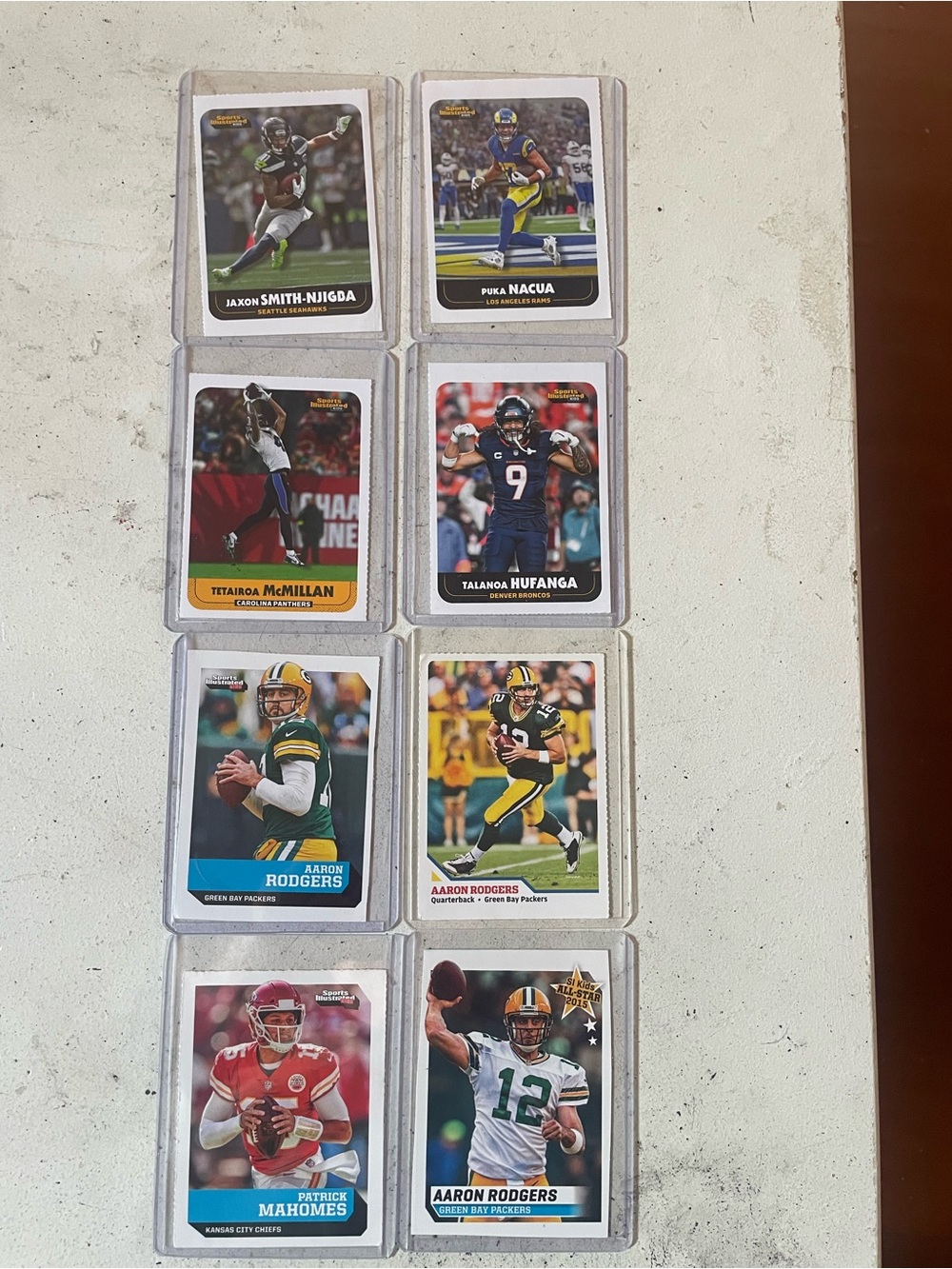 Football Trading Card Set - Multi-Player Aaron Rodgers Featured